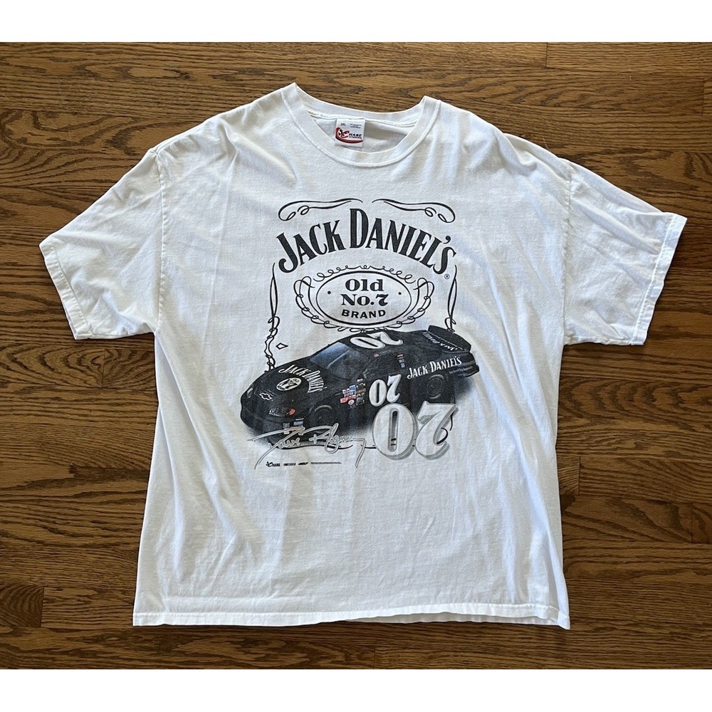 VTG NASCAR Dave Blaney Jack Daniel's Racing T-Shirt Mens 2XL XXL Chase Authentic